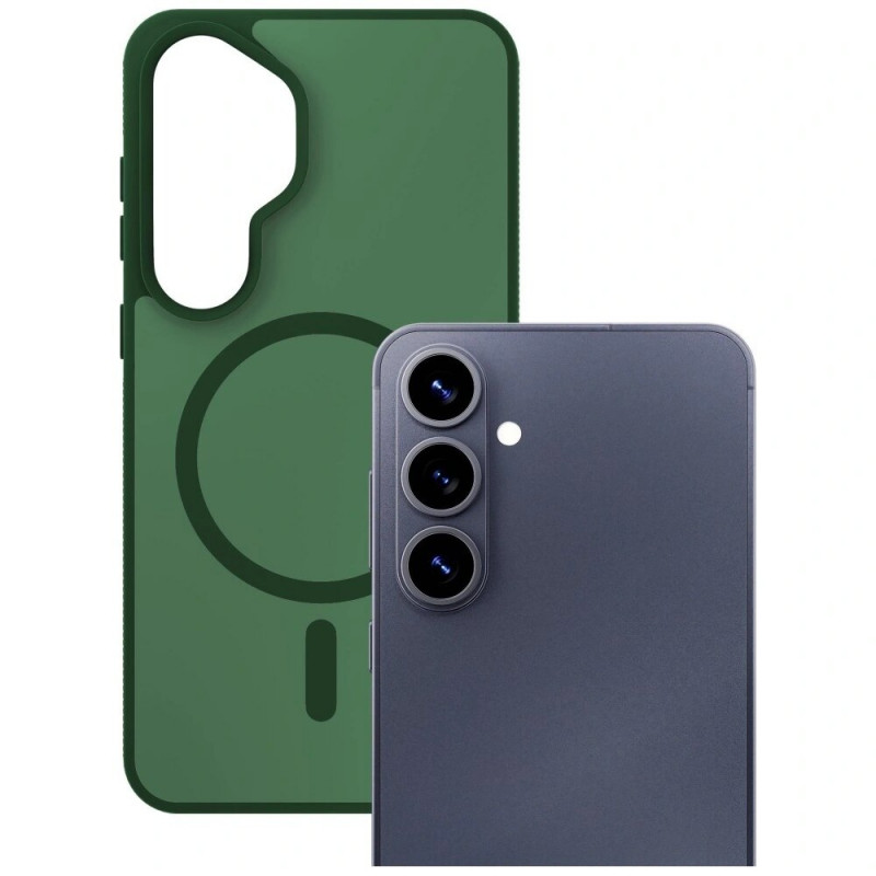 3MK Smoke MagCase para Samsung Galaxy S26+, verde