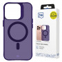 3MK Smoke MagCase para Apple iPhone 16 Pro Max, morado