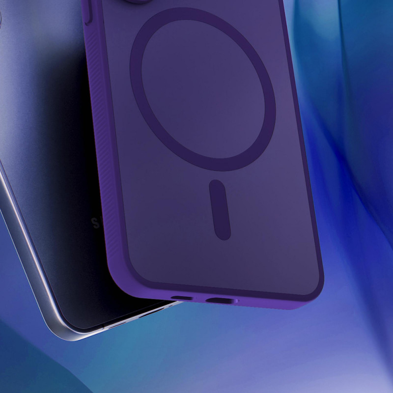 3MK Smoke MagCase para Apple iPhone 16 Pro Max, morado
