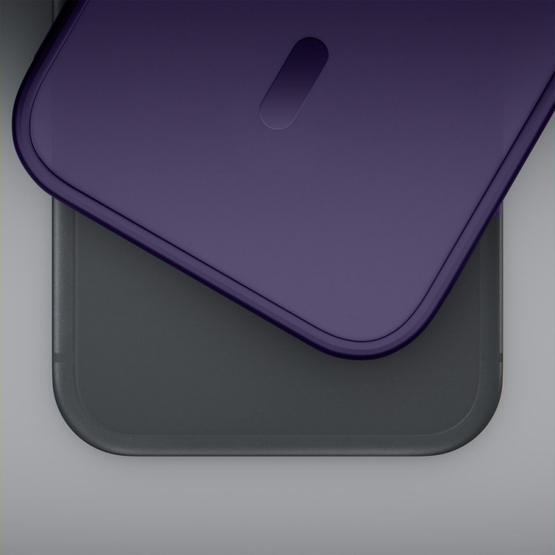 3MK Smoke MagCase para Apple iPhone 16, morado