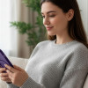 3MK Smoke MagCase para Apple iPhone 16, morado