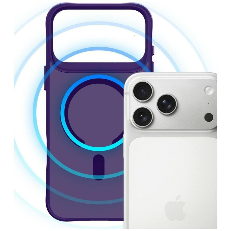3MK Smoke MagCase para Apple iPhone 17 Pro, morado