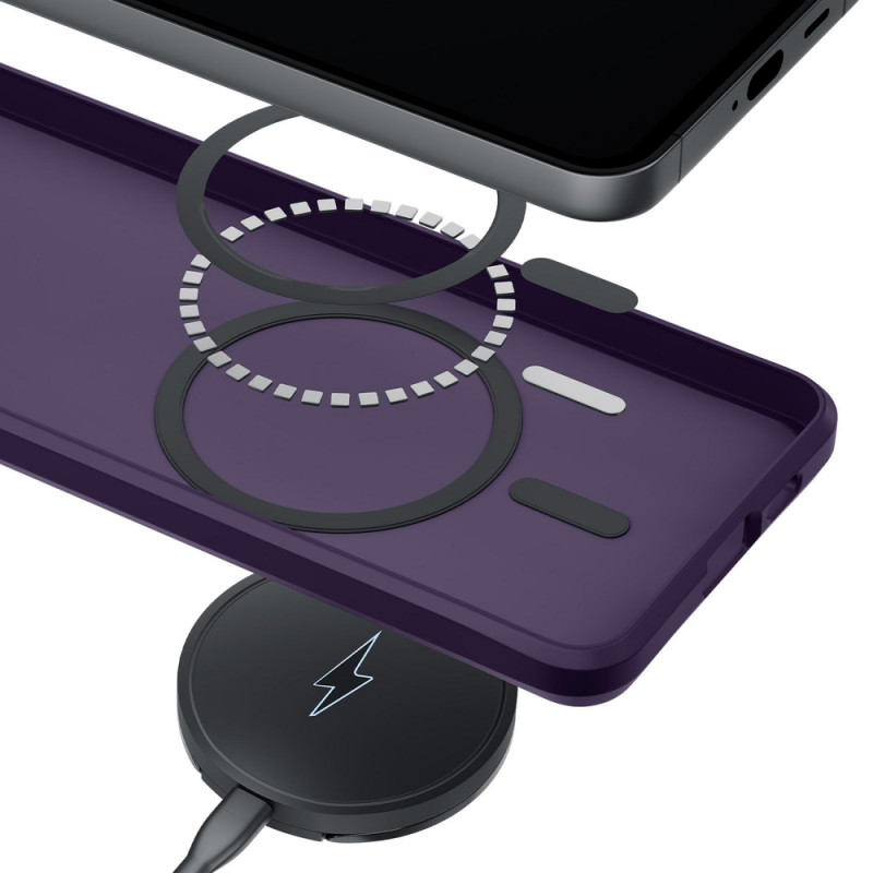 3MK Smoke MagCase para Samsung Galaxy S24, morado