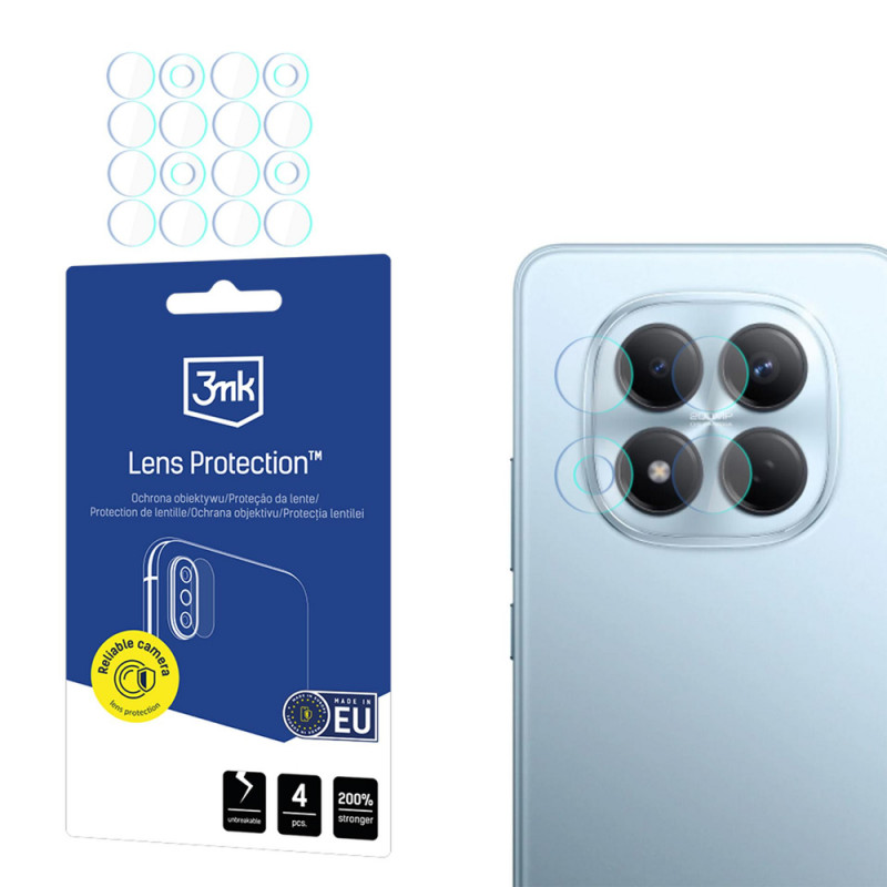 Protector de lente de cámara 3MK Lens Protection para Xiaomi Redmi Note 15 Pro 4G / Pro 5G / Pro+ 5G (4 uds.)