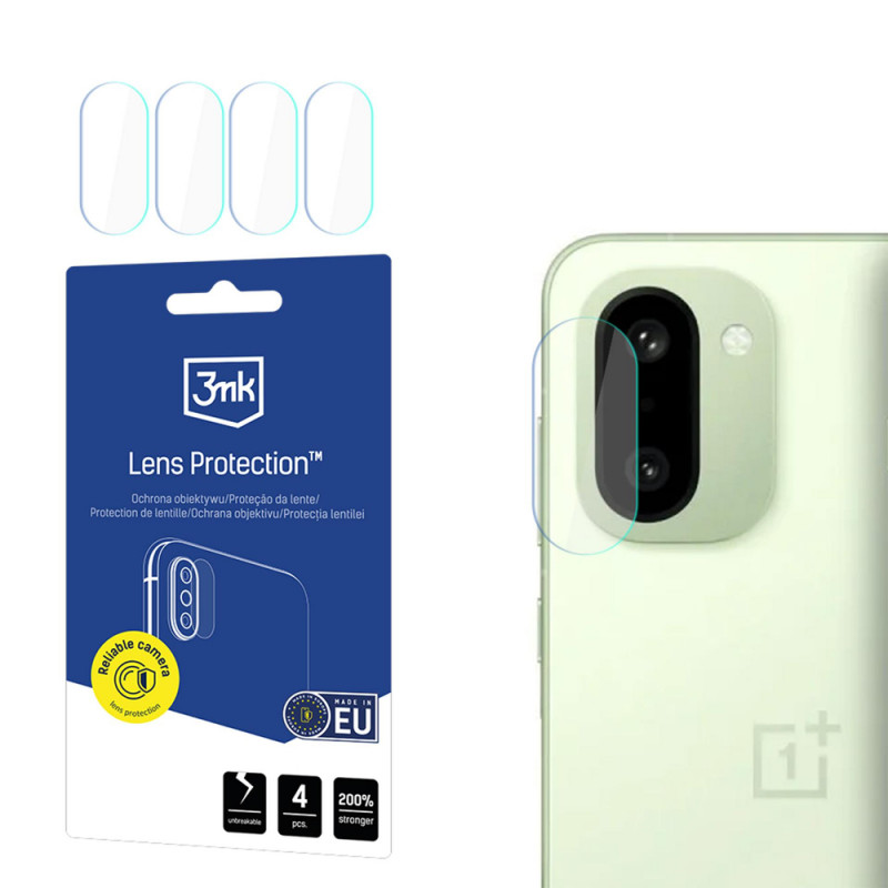 Protector de lente de cámara 3MK Lens Protection para OnePlus 15R (4 uds.)