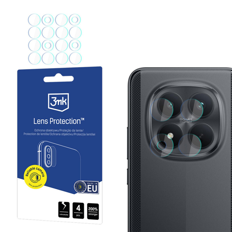 Protector de lente de cámara 3MK Lens Protection para Xiaomi Poco M8 Pro 5G (4 uds.)