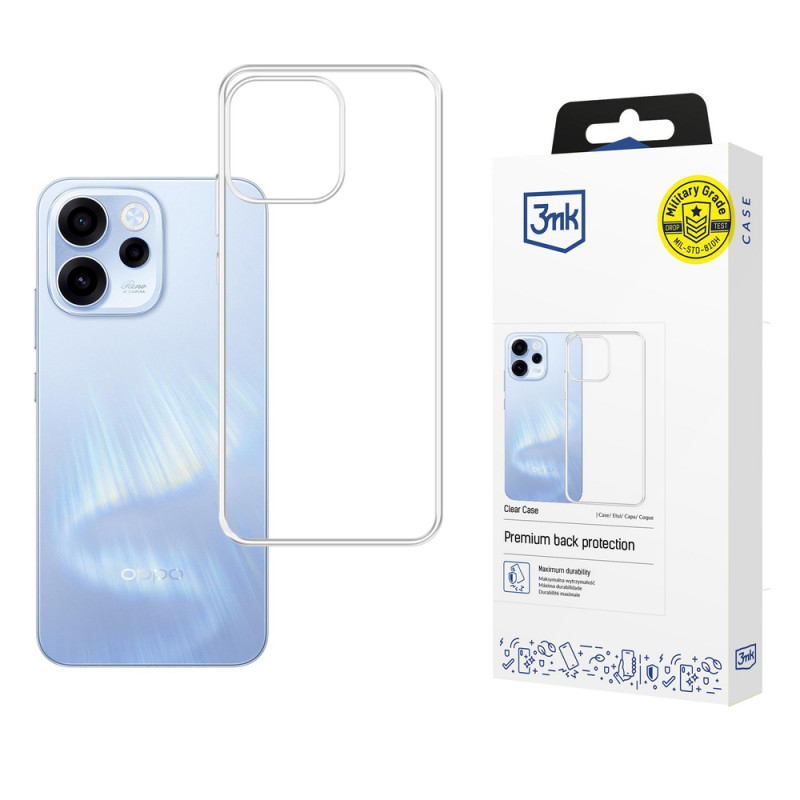Funda transparente 3MK Clear Case para Oppo Reno 15 5G (CPH2825)