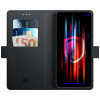 Funda cartera 3MK Wallet Case para Realme C71, negra