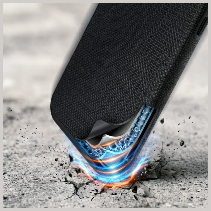 Funda para smartphone 3MK Fortis MagCase Apple iPhone 16, negra