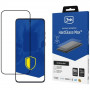 Protector de pantalla de cristal templado 3MK HardGlass Max para Motorola Edge 50 Neo, negro