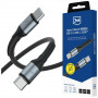 Cable 3MK Hyper Cable N-SERIES USB-C a USB-C, 1,5 m, 100 W, negro