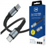 Cable 3MK Hyper Cable N-SERIES USB-C a USB-C, 3 m, 100 W, negro