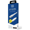 Cable 3MK Hyper Cable N-SERIES USB-C a Lightning, 2 m, 27 W, Blanco
