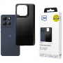 Funda 3MK Matt Case para Motorola Moto G86 Power, negra