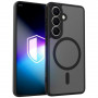 Funda 3MK Misty MagCase para Samsung Galaxy S26+, negra