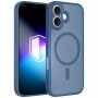 Funda 3MK Misty MagCase para Apple iPhone 16, azul