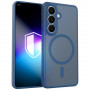 Funda 3MK Misty MagCase para Samsung Galaxy S26, azul