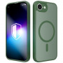 Funda magnética 3MK Misty MagCase para Apple iPhone 16e / 17e, verde