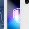Funda para smartphone 3MK Misty MagCase Apple iPhone 15 Pro Max, compatible con MagSafe, blanca