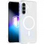 Funda para smartphone 3MK Misty MagCase Samsung Galaxy A37, compatible con MagSafe, blanca