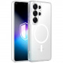 Funda para smartphone 3MK Misty MagCase Samsung Galaxy S26 Ultra, compatible con MagSafe, blanca