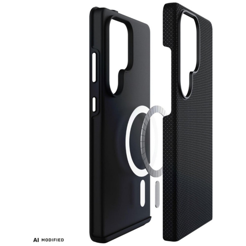 Funda 3MK Fortis MagCase para Samsung Galaxy S24 Ultra, negra