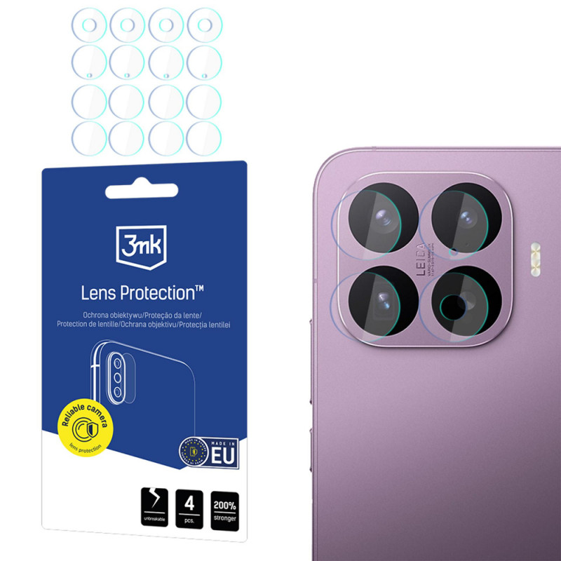 3MK Lens Protection Xiaomi 17T Pro cristal híbrido para lente de cámara (4 uds)