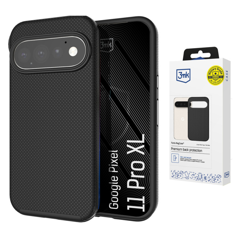 3MK Fortis MagCase Google Pixel 11 Pro XL, negro