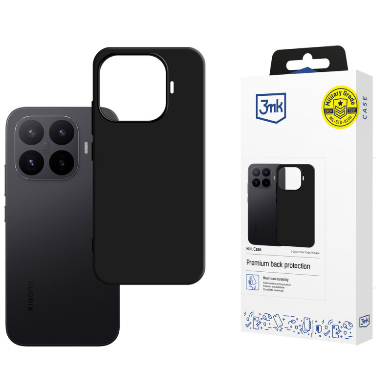 Funda para Xiaomi 17T 3MK Matt Case, negra