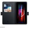 Funda tipo cartera 3MK Wallet Case para Xiaomi 17T Pro, negra