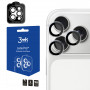 Protector de lente de cámara 3MK Lens Protection Pro para Apple iPhone 18 Pro / 18 Pro Max, negro