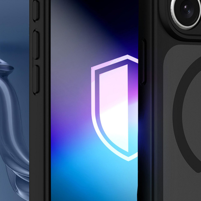 Funda para móvil 3MK Misty MagCase Apple iPhone 17 Pro Max / 18 Pro Max, negra