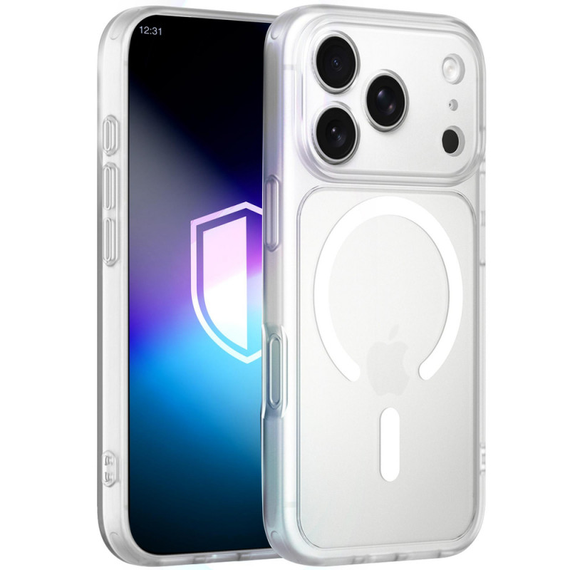 Funda para teléfono 3MK Misty MagCase Apple iPhone 17 Pro Max / 18 Pro Max, blanca