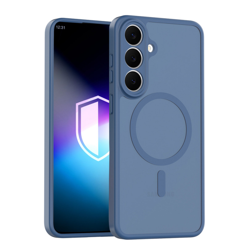 Funda para teléfono 3MK Misty MagCase Samsung Galaxy S26 FE, azul
