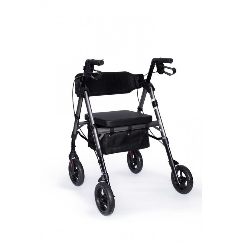 Andador de cuatro ruedas Rehafund Marsylia RF-617/G, grafito