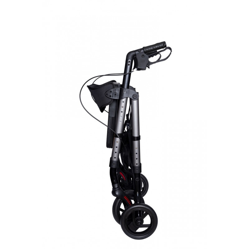 Andador de cuatro ruedas Rehafund Marsylia RF-617/G, grafito