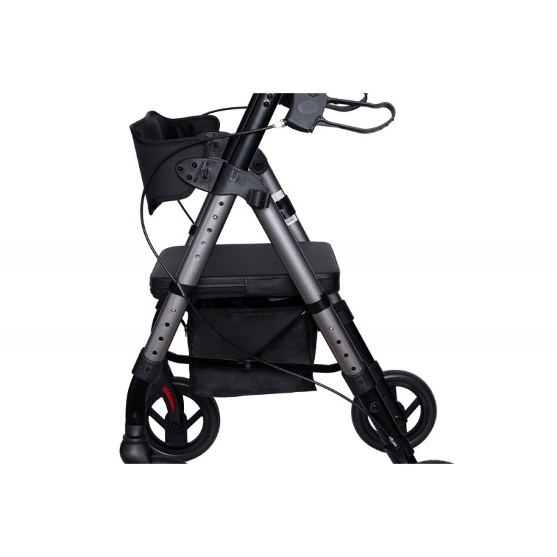 Andador de cuatro ruedas Rehafund Marsylia RF-617/G, grafito