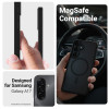 Funda Crong Hybrid Matte Magnetic MagSafe para Samsung Galaxy A17, negra