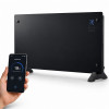 Calefactor inteligente de panel de vidrio Extralink LPL-23A-BL, 2000 W, WiFi, negro
