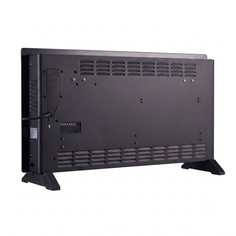 Calefactor inteligente de panel de vidrio Extralink LPL-23A-BL, 2000 W, WiFi, negro