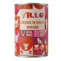 Alimento húmedo para gatos TILLO Chunks in gravy Beef, 415 g