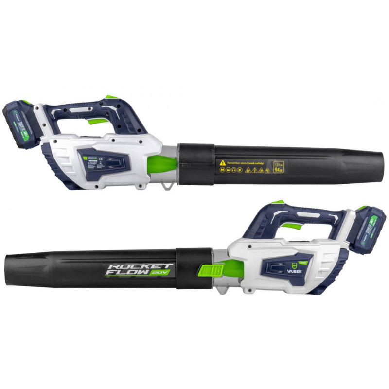 Soplador inalámbrico Wuber W04400, 20 V, 160 km/h