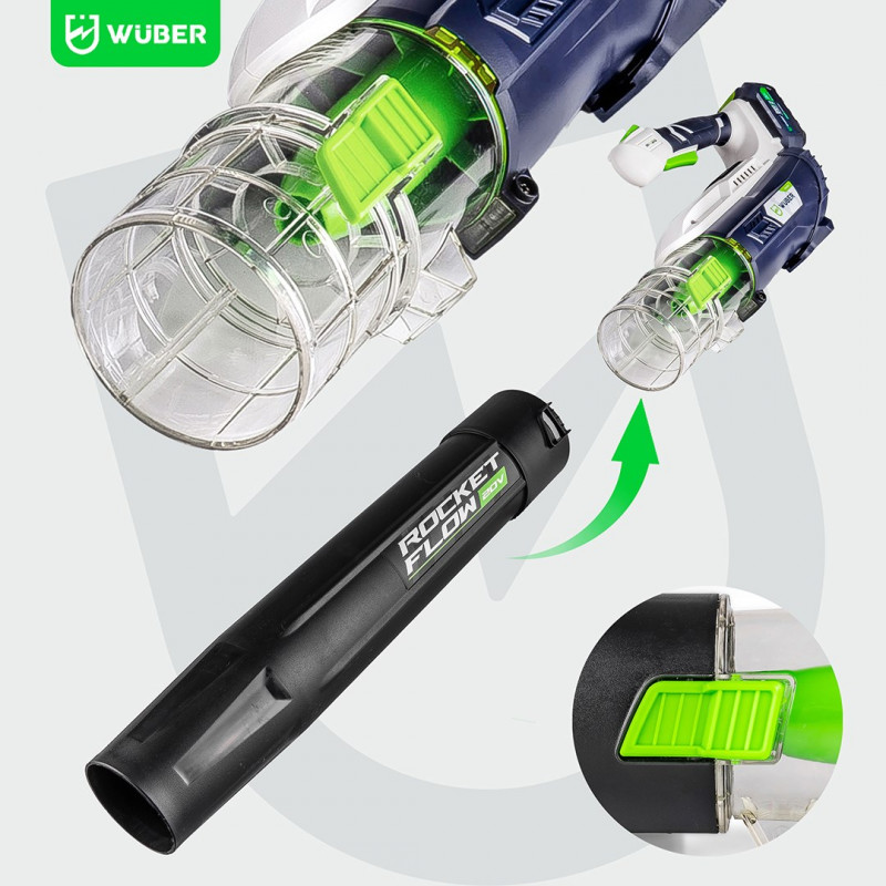 Soplador inalámbrico Wuber W04401, 20 V, 137 km/h