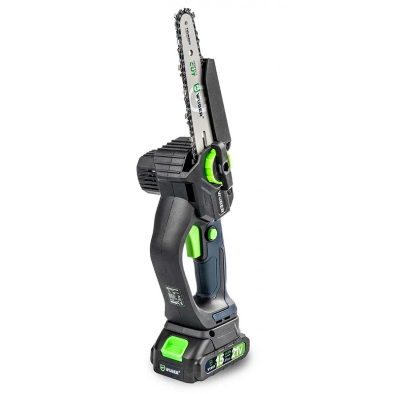 Motosierra inalámbrica Wuber W37007, 21 V, 5 m/s