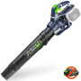 Soplador de hojas Wuber W04402, 40 V, 220 km/h
