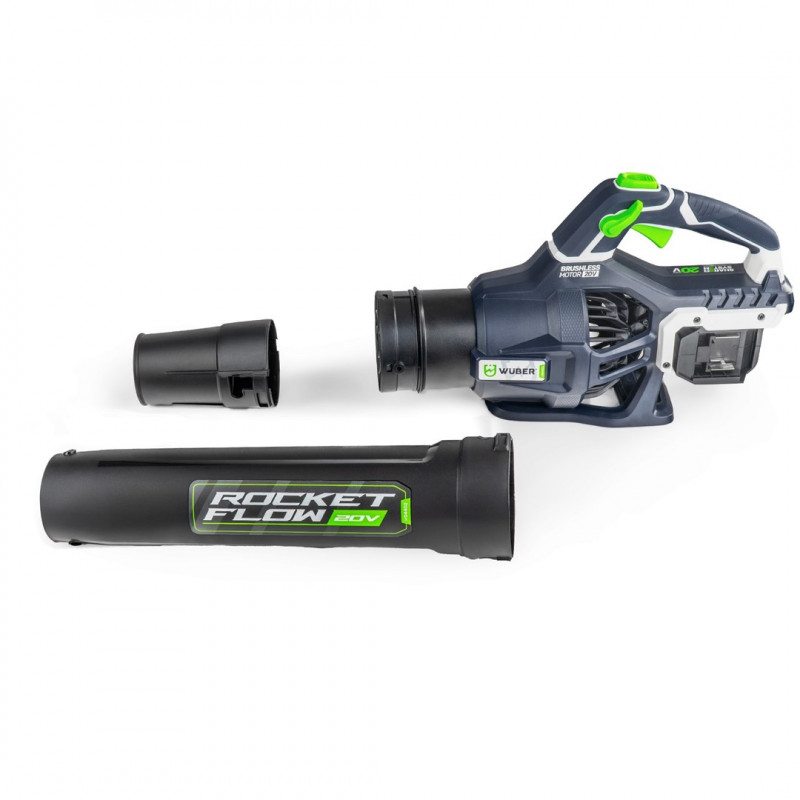 Soplador de hojas Wuber W04402, 40 V, 220 km/h