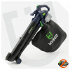 Soplador de hojas Wuber W04403, 40 V, 245 km/h