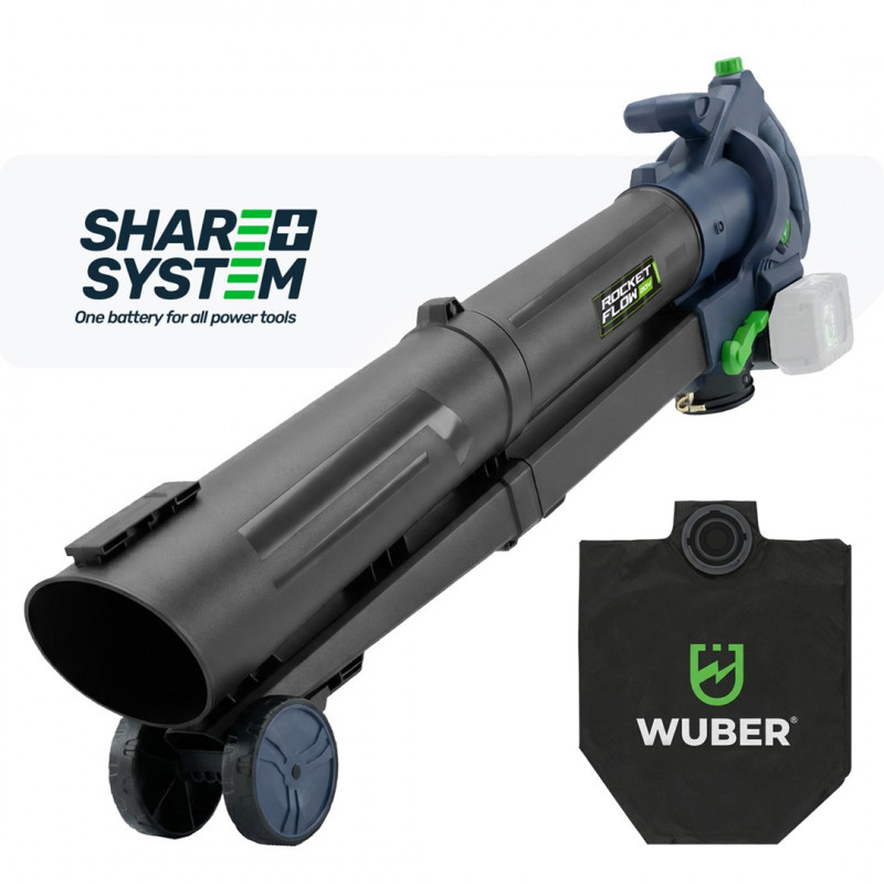 Soplador de hojas Wuber W04403, 40 V, 245 km/h