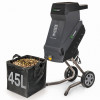 Trituradora eléctrica de cuchillas para ramas Wuber W94205, 2500 W, 45 L