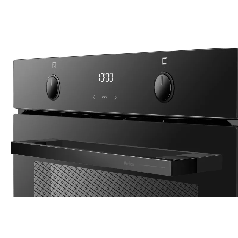 Horno eléctrico empotrable Amica AOV33P1FBbA, 77 L, negro, clase energética A